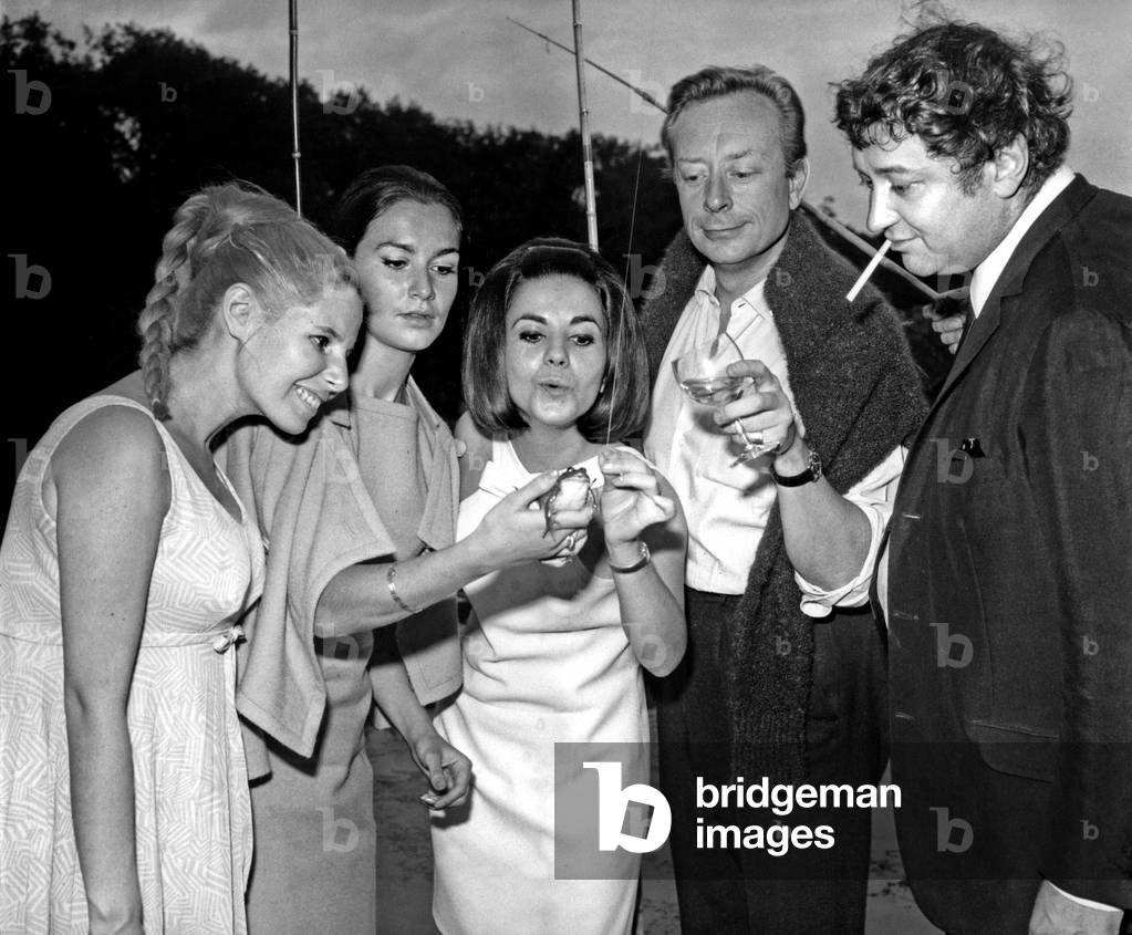 Bernard Dheran and Michel De Re Before Last Rehearsal of Show 