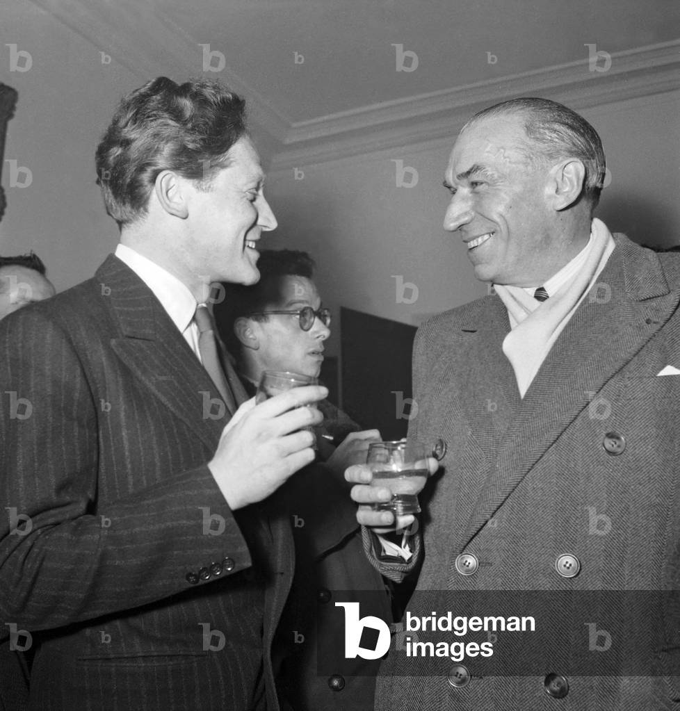 Prix Goncourt (Literature Prize), Paris : French Writer Maurice Druon (Laureate With his Book Grandes Familles