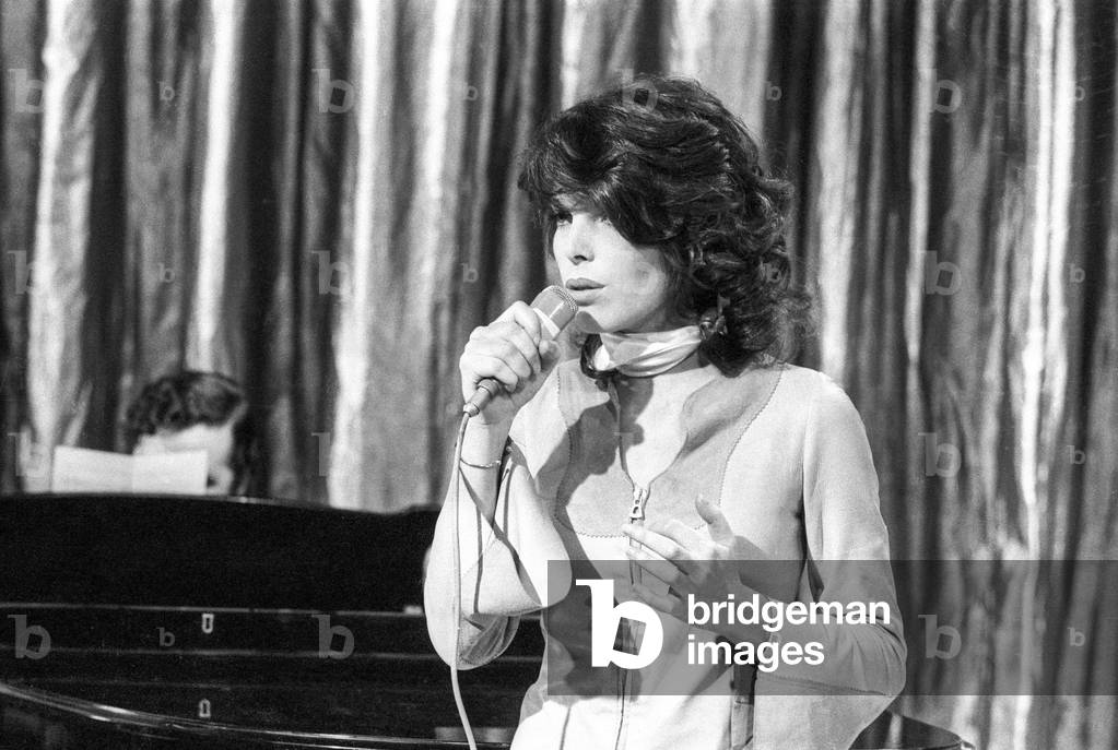 French singer Dani (Daniele Graule) during tvprogram 
