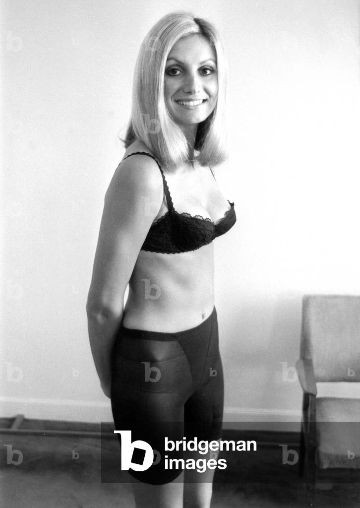 Lingerie Fashion Show at George V Hotel in Paris : Panties September 28, 1970 (b/w photo)