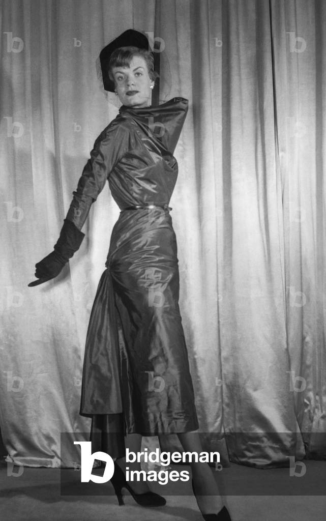 Paquin fashion, Paris, August 30, 1949 (b/w photo)