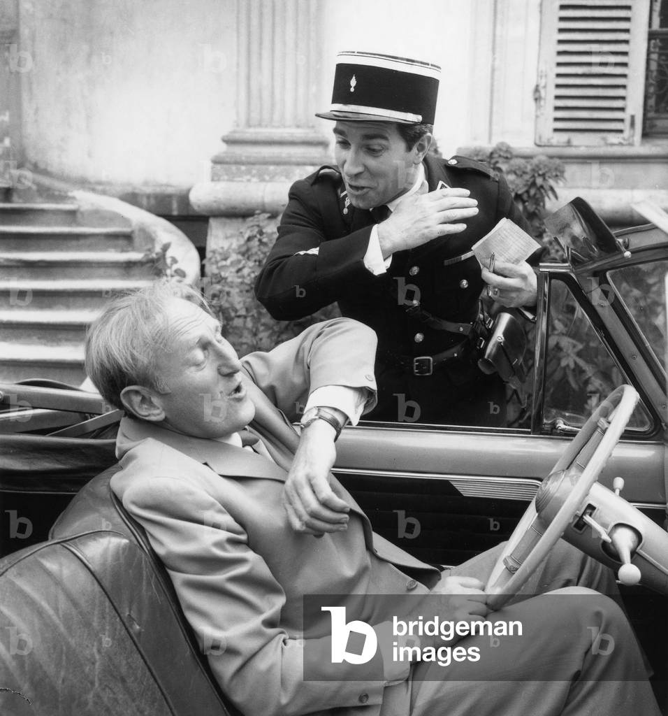 La Grande Frousse' with Bourvil & Jean Poiret Le 22 Mai 1964 (photo)