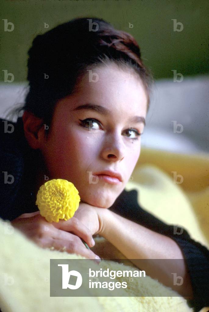 Actress Geraldine Chaplin in 1965 (photo)