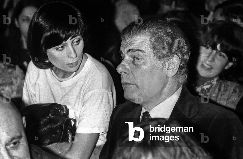 Premiere of -Coluche, Paris, December 16, 1977 : Jean Amadou (b/w photo)