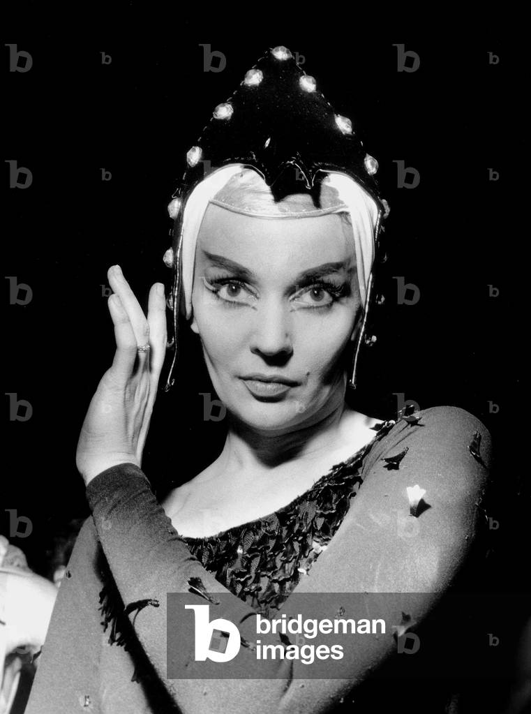 Dancer Ludmilla Tcherina in Ballet “Les Fires aux Poudres” February 18, 1959 (b/w photo)
