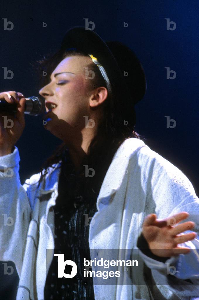 English Singer Boy George (George Alan O'Dowd) C. 1982 (photo)
