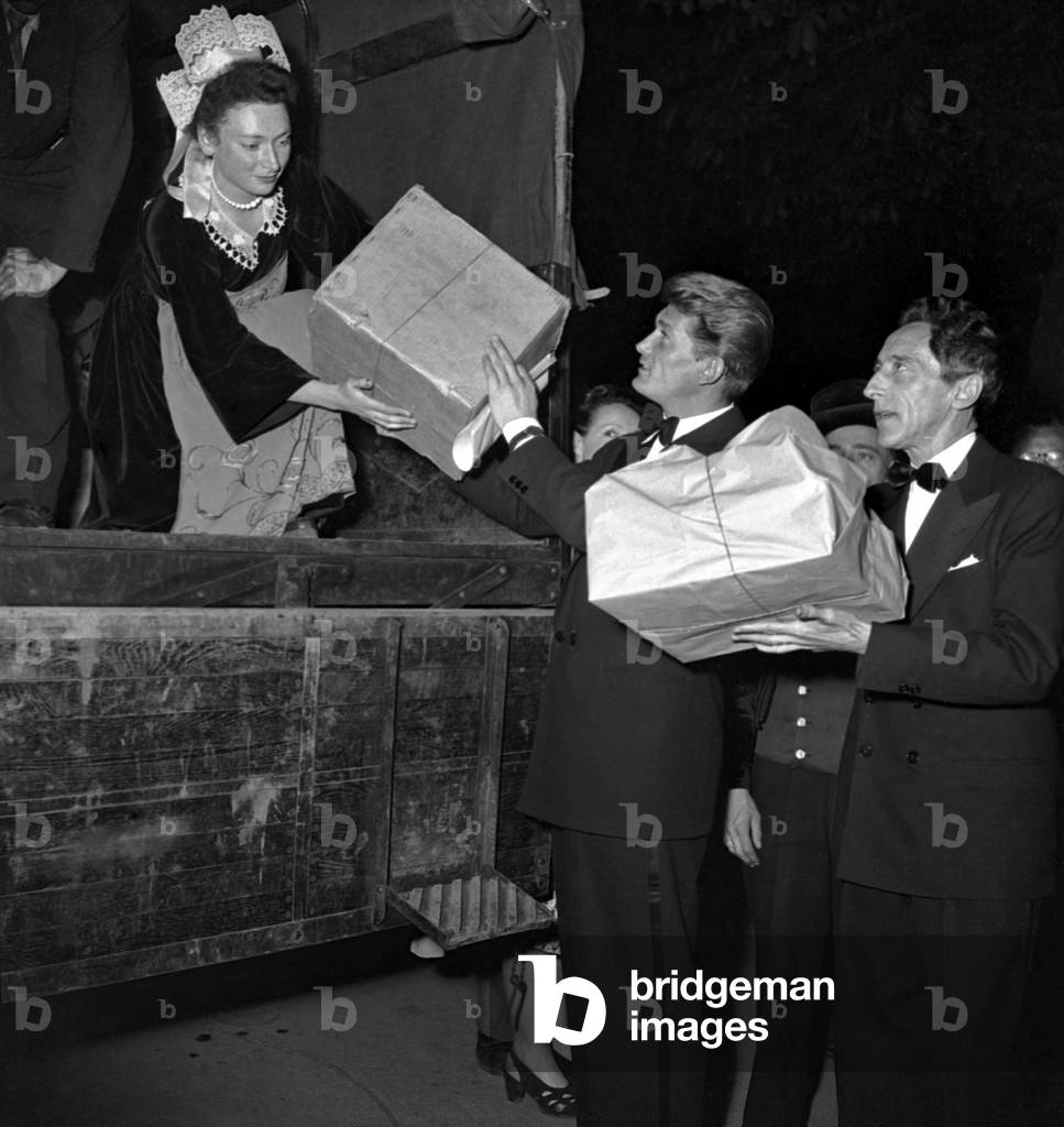 Jean Marais and Jean Cocteau at Gala For Film 