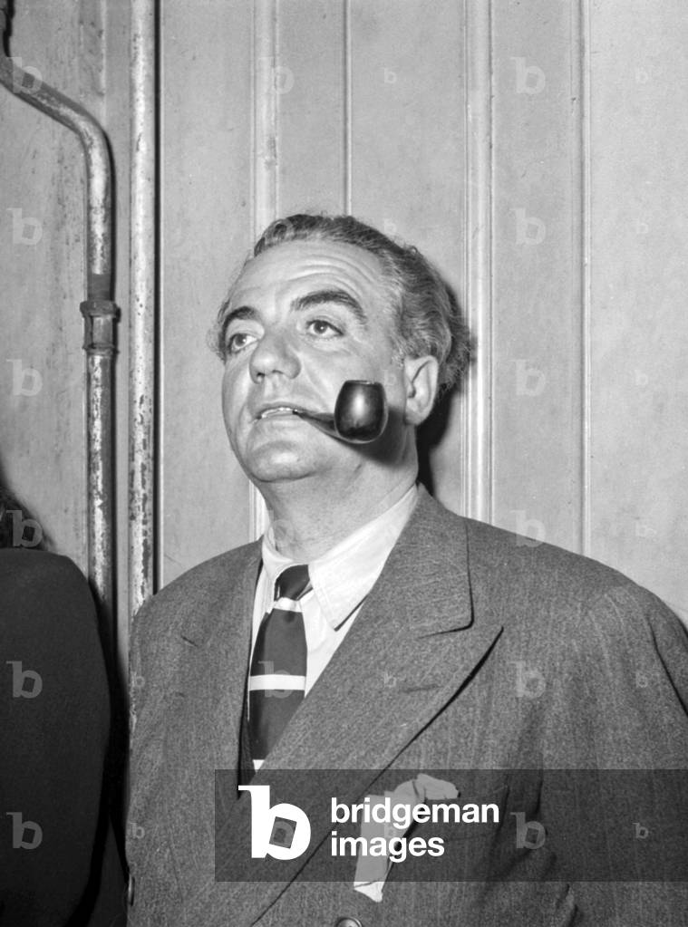 French Actor Raymond Cordy, January 1St, 1949 (b/w photo)