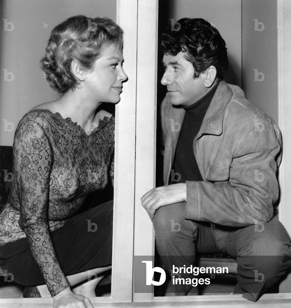 La Fille De Hambourg De Yvesallegret Avec Hildegard Knef Et Daniel Gelin 1958 (b/w photo)