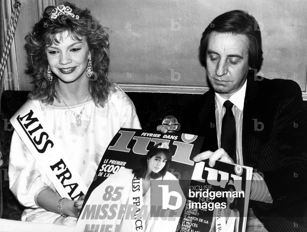Carole Tredille (Miss Savoy), 1St Dauphine of The Miss France 1985 Beauty Contest, Become The Miss France Because of The Deposition of The Winner Isabelle Chaudieu Who Posed Nude For French Porn Magazine