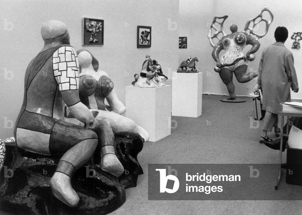 Fiac (Foire Internationale D'Art Contemporain) at The Grand Palais in Paris : Works By Nicky De Saint Phalle (Les 