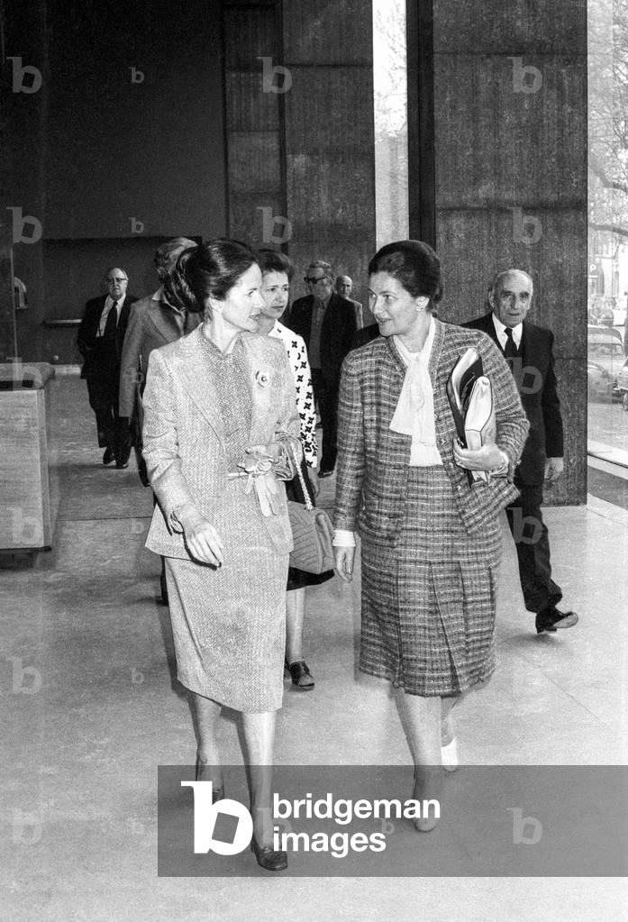 Anne-Aymone Giscard d'Estaing et Simone Veil