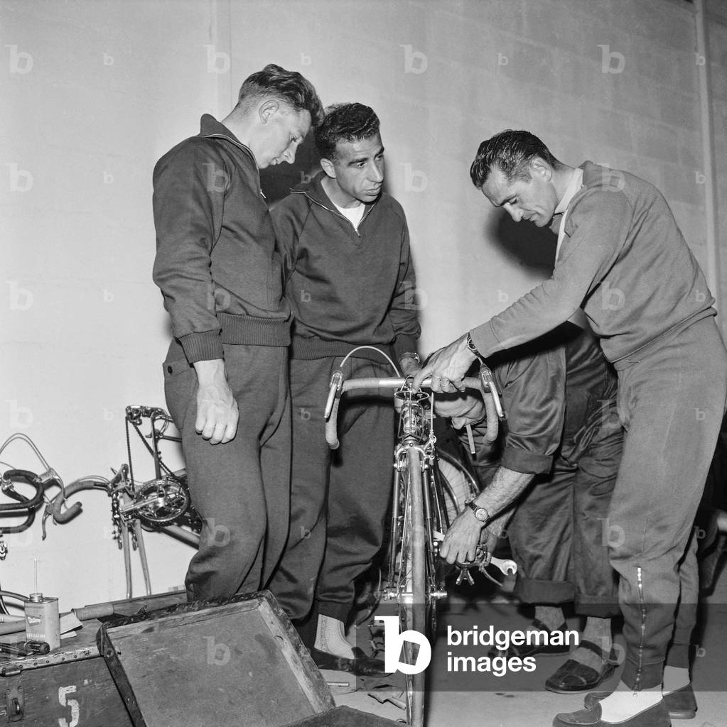 Preparation before the start of the Tour de France