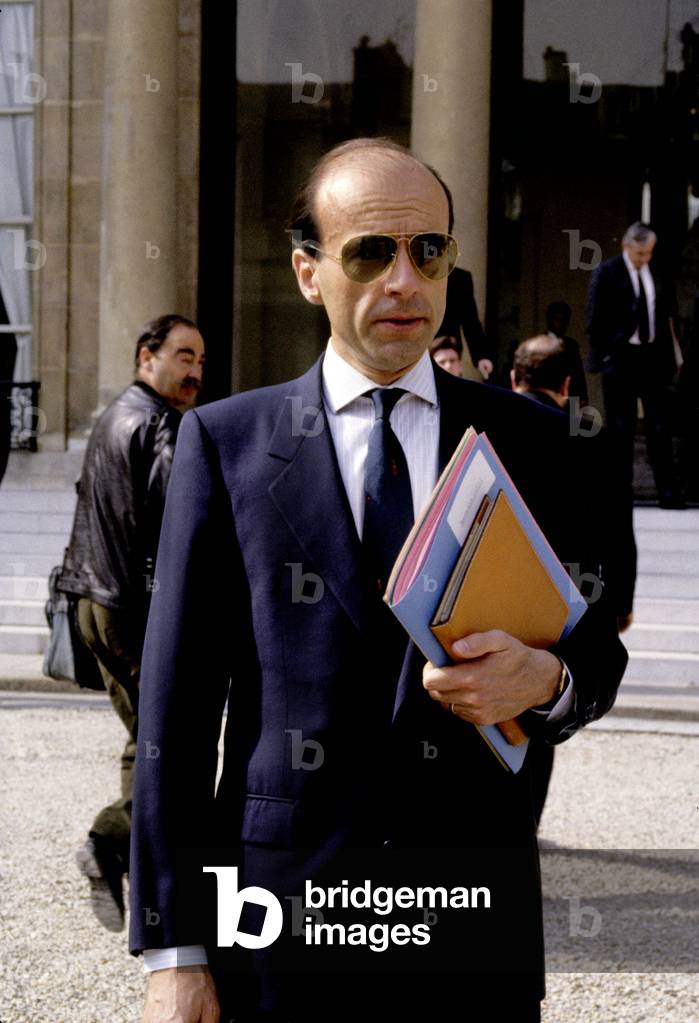 French Politician Alain Juppe Minister Delegate To The Minister of Economy April 29, 1987 (photo)
