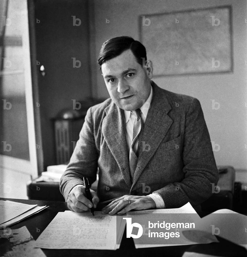 Paul Coste-Floret, French Politician, June 1946 (b/w photo)