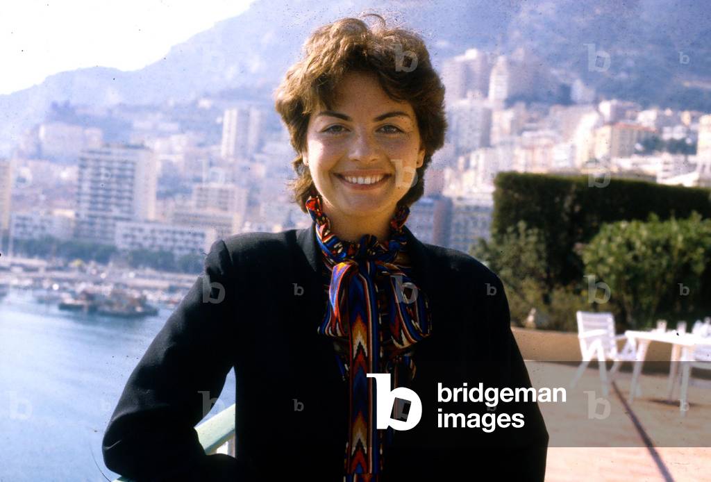 Yolande Folliot at Monte-Carlo Festival on February 18, 1981 (photo)