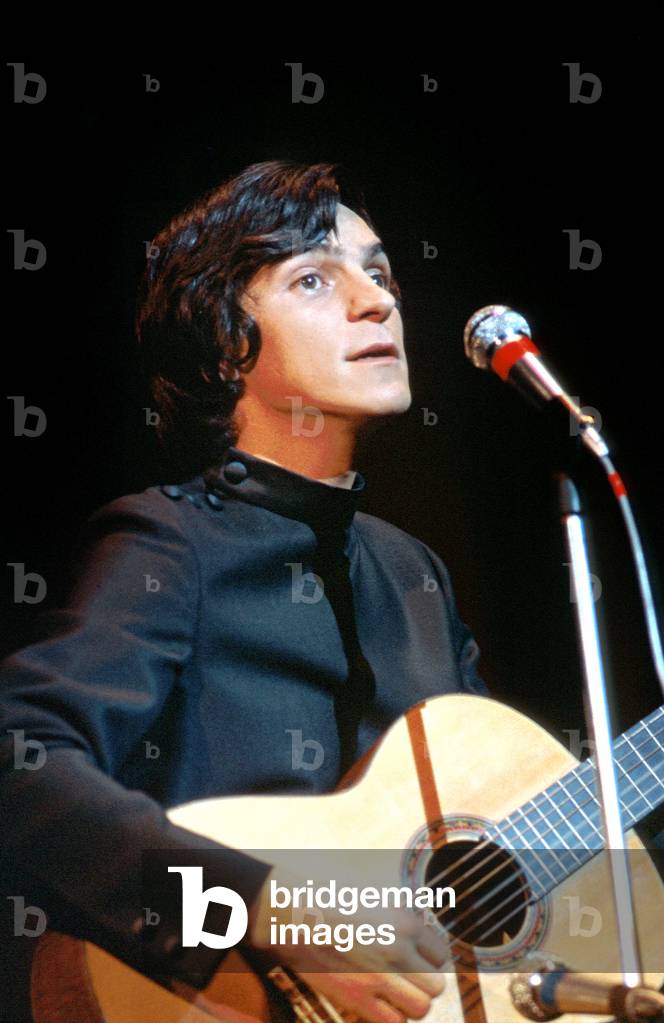 French Singer Georges Chelon in 1968  (photo)