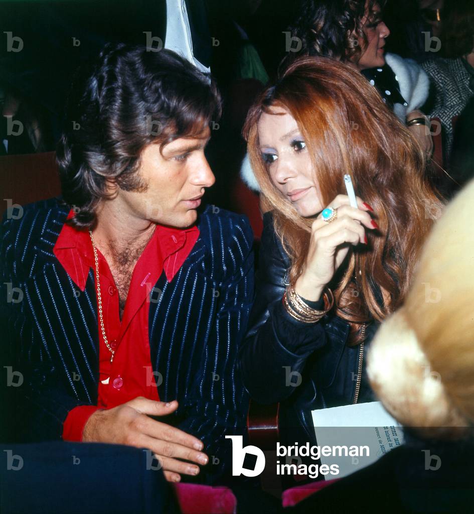 Mike Brant With A Friedn in 1974 (photo)