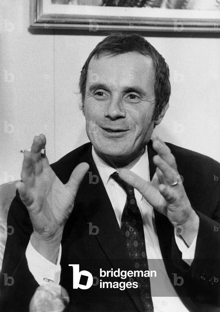 French Writer Pierre Schoendoerffer October 17, 1969 (b/w photo)