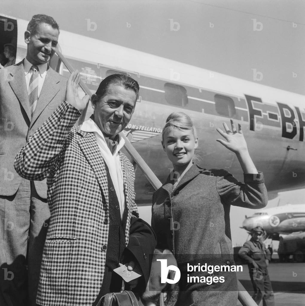 Jean Servais and Agnes Laurent