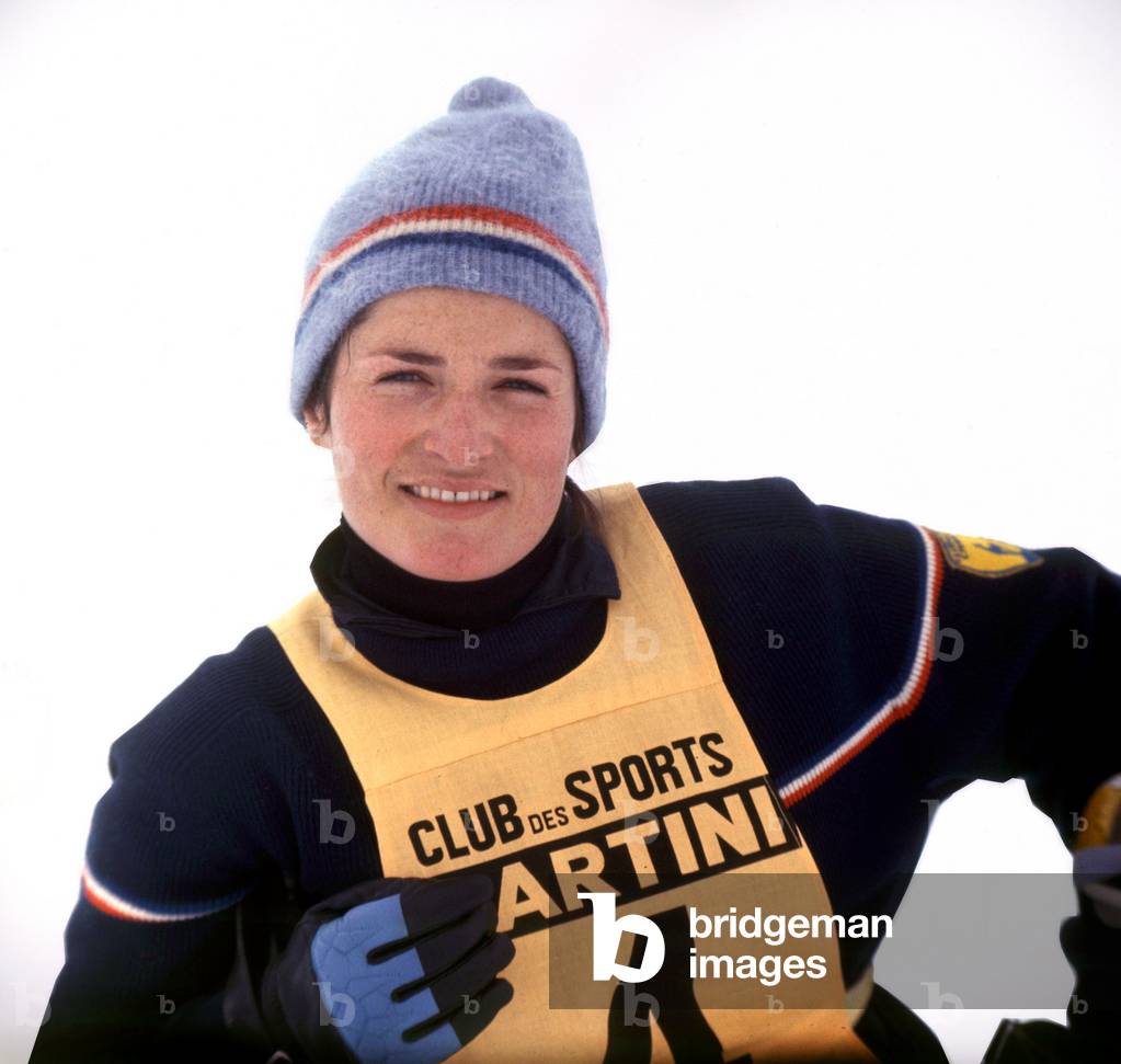 French Skier Christine Terraillon December 22, 1965  (photo)
