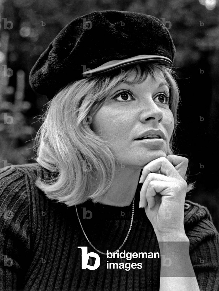 Sylvia Saurel In “La Megere Taming” By Williamshakespeare In The Version Of Albertvidalie July 15, 1968 (b/w photo)