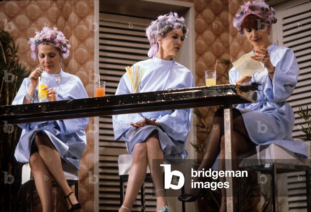 At the Theatre Tonight “Good Bye Charlie” With Francoise Fleury Nicole Courcel And Liliane Patrick May 14, 1979 (photo)