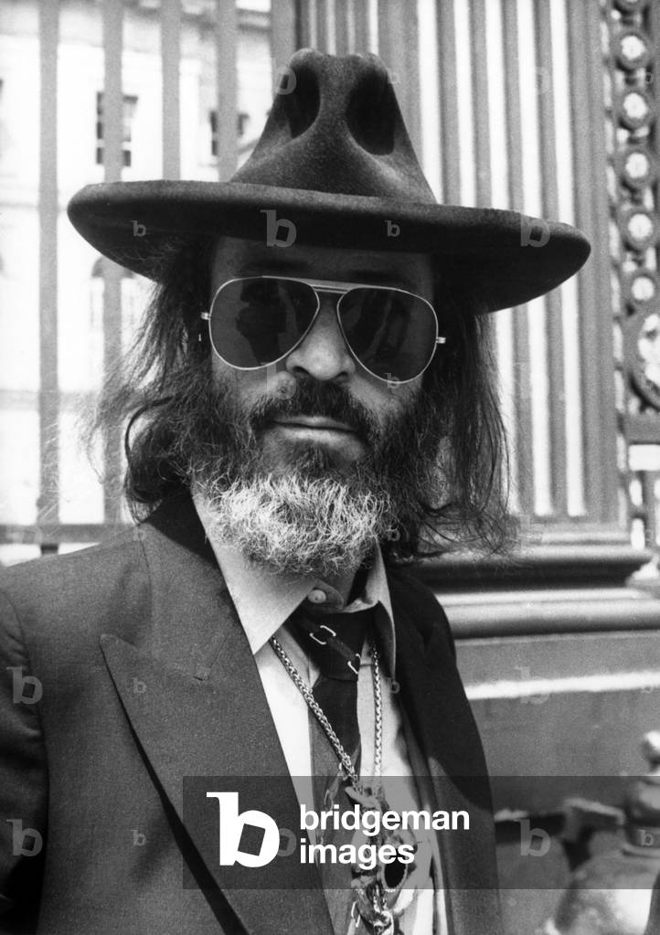 Fernand Legros during his Trial on July 3, 1979. He Was An Eccentric Art Dealer Who Sold 400 Fake Marcchagall, Henrimatisse, Pablopicasso, Vandongen Made By Real Lessard Between 1961 and 1966 (b/w photo)