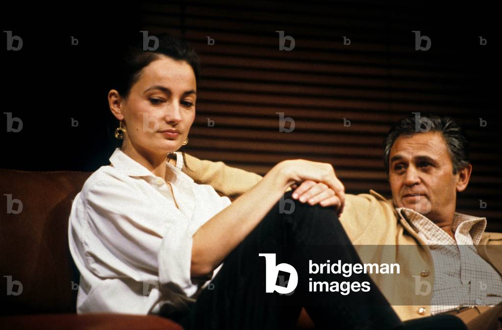 Evelyne Bouix and Roger Hanin in Play 