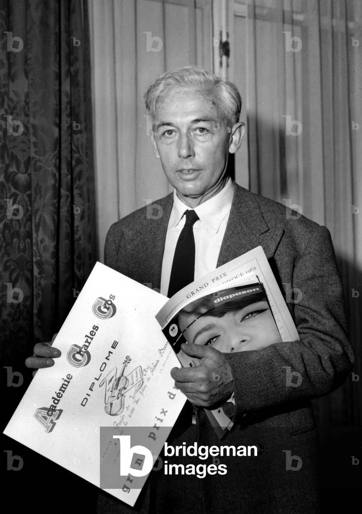 French Director Robert Bresson on March 7, 1963 After He Received Prize From 