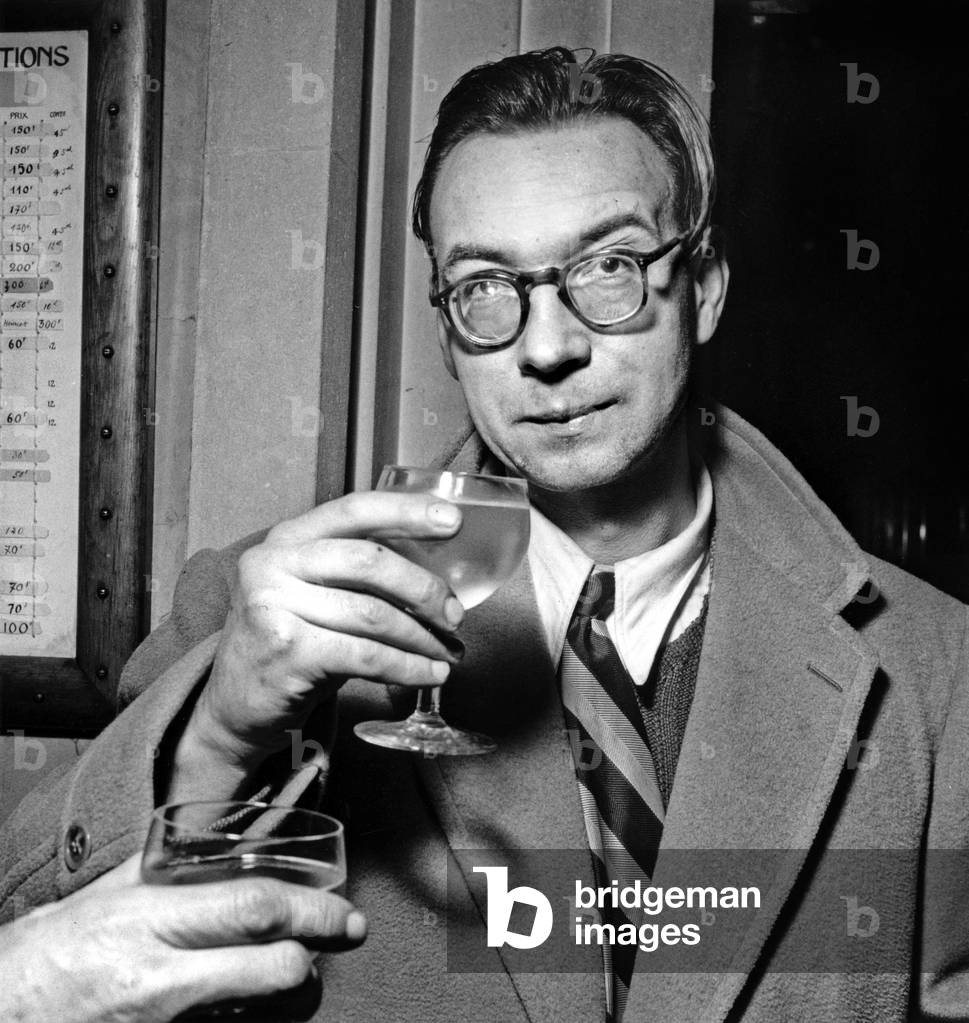 Price Des “Deux Magots” To Mr Rene Jean Clot For His Book “Le Poil De La Bete” January 22, 1952 Neg: 55198 (b/w photo)