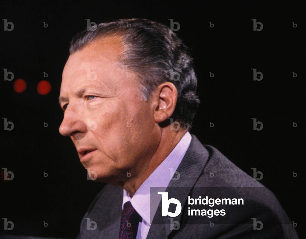 French Politician Jacques Delors in September 1990 (photo)