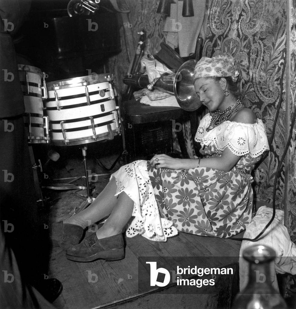 Night Of The New Orleans At Club Du Vieux Colombier February 19, 1949 (b/w photo)