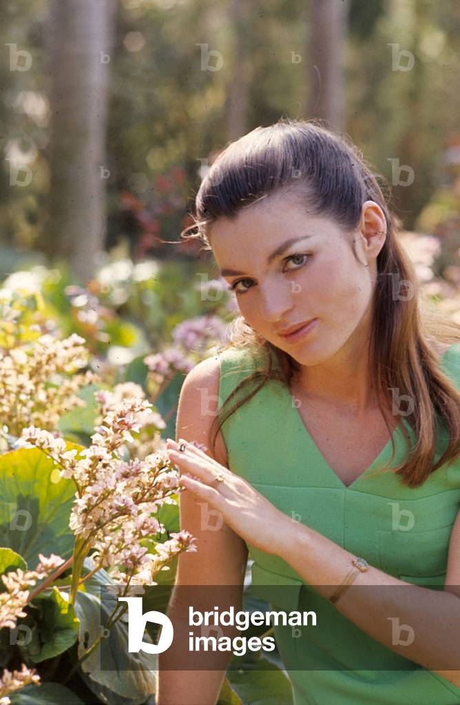 French Actress Marie-France Pisier in 1967 (photo)