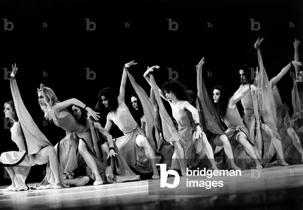 A Scene Of The Ballet 'Dionysos' By Maurice Bejart At the Palais des Congres February 18, 1986 (b/w photo)