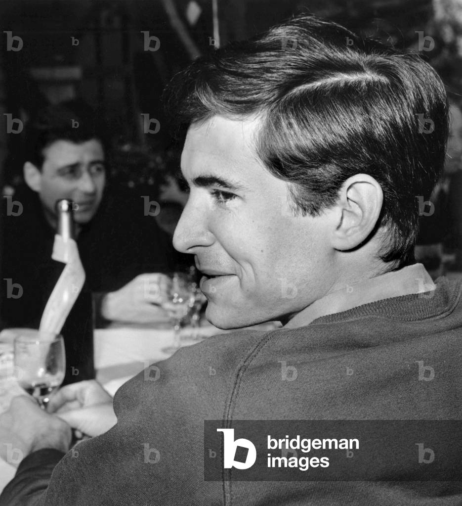 American Actor Anthony Perkins on May 17, 1961 (b/w photo)