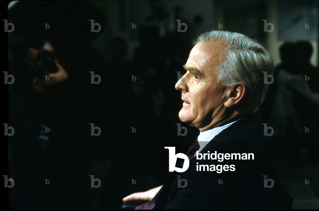 David John Moore Cornwell Aka John Le Carre, English Writer, here during TV Programme in November 1989. (photo)
