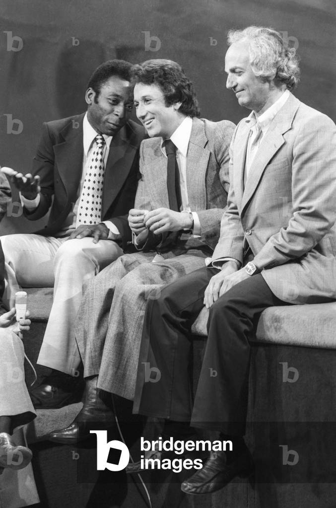 Pele and Michel Drucker