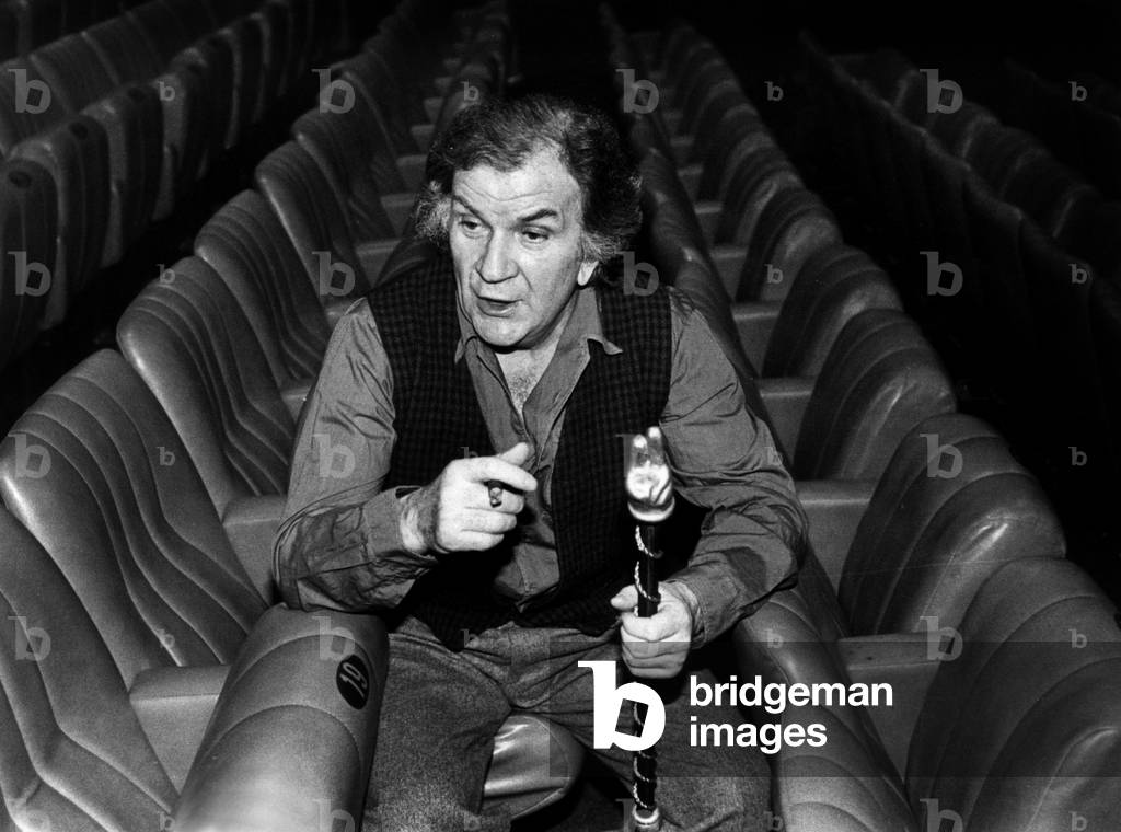 Pierre Mondy during Rehearsal of Play 