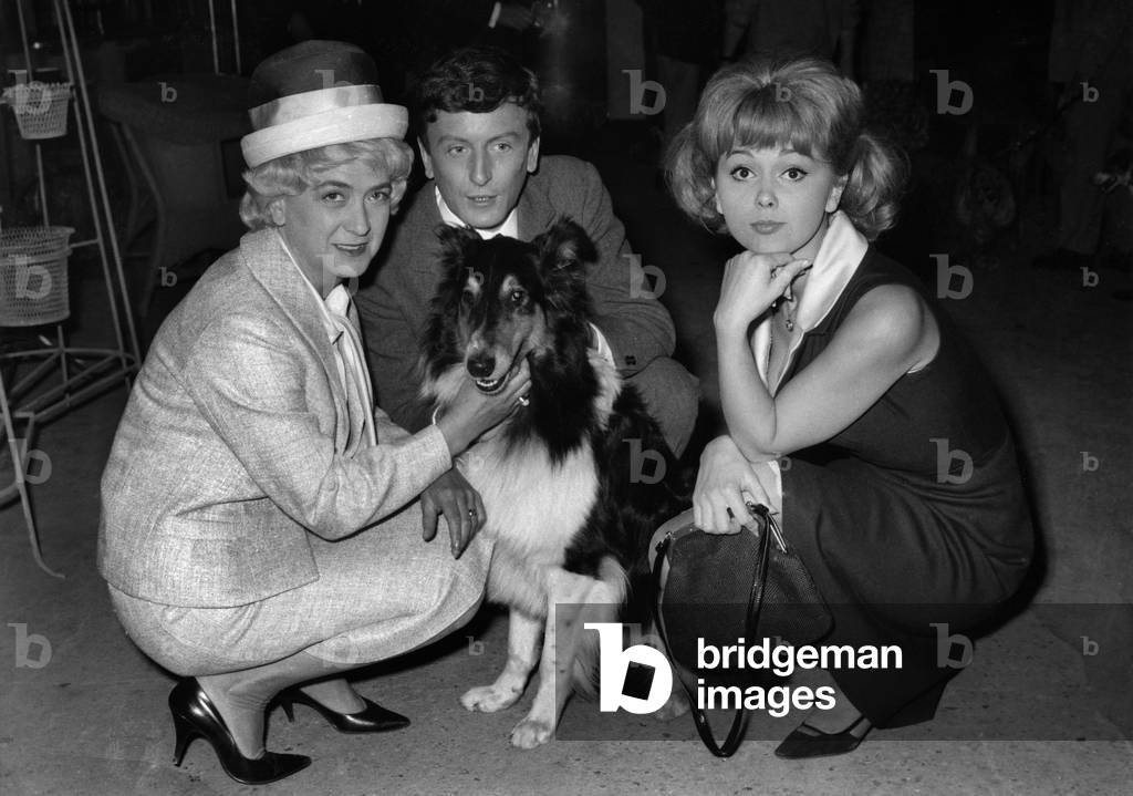 Sur Le Tournage Du Film Comment Trouvez-Vous Ma Soeur? De Michelboisrond Avec Jacqueline Maillan, Claude Rich, France Anglade Le 1Er Juillet 1963 (b/w photo)