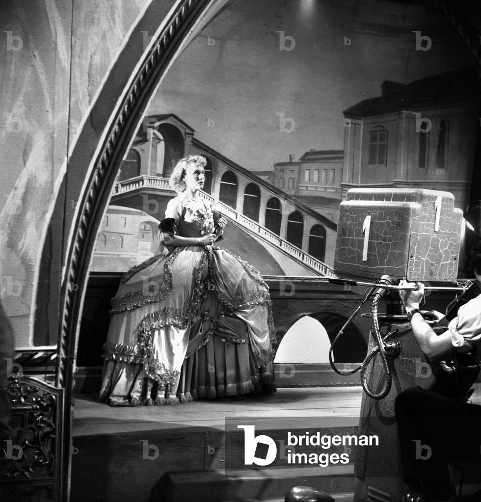 Colette Richard during Recording of Play 