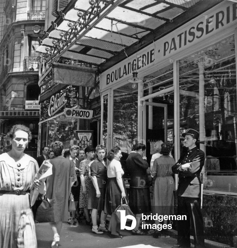Bakers on Strike in France June 2, 1947 (b/w photo)