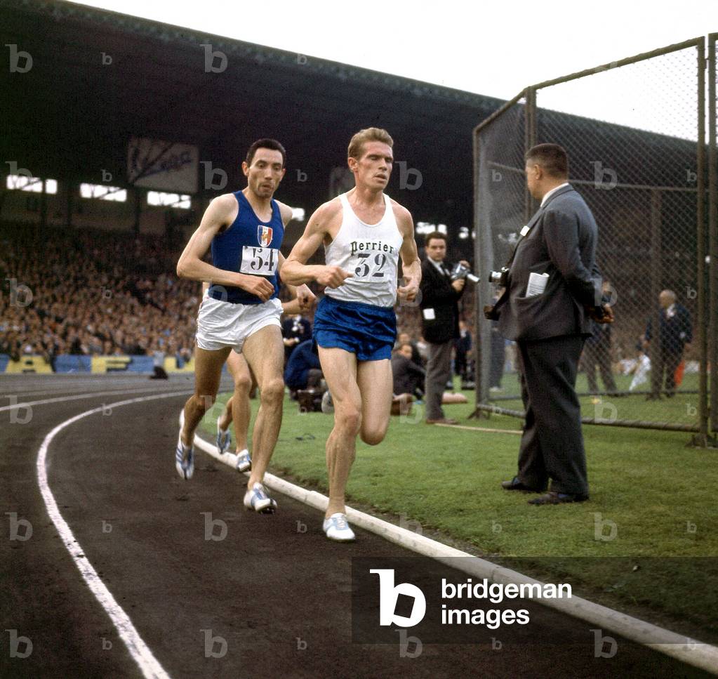 French Michel Bernard and Russian Mikhail Tiurine on September 26, 1963  (photo)