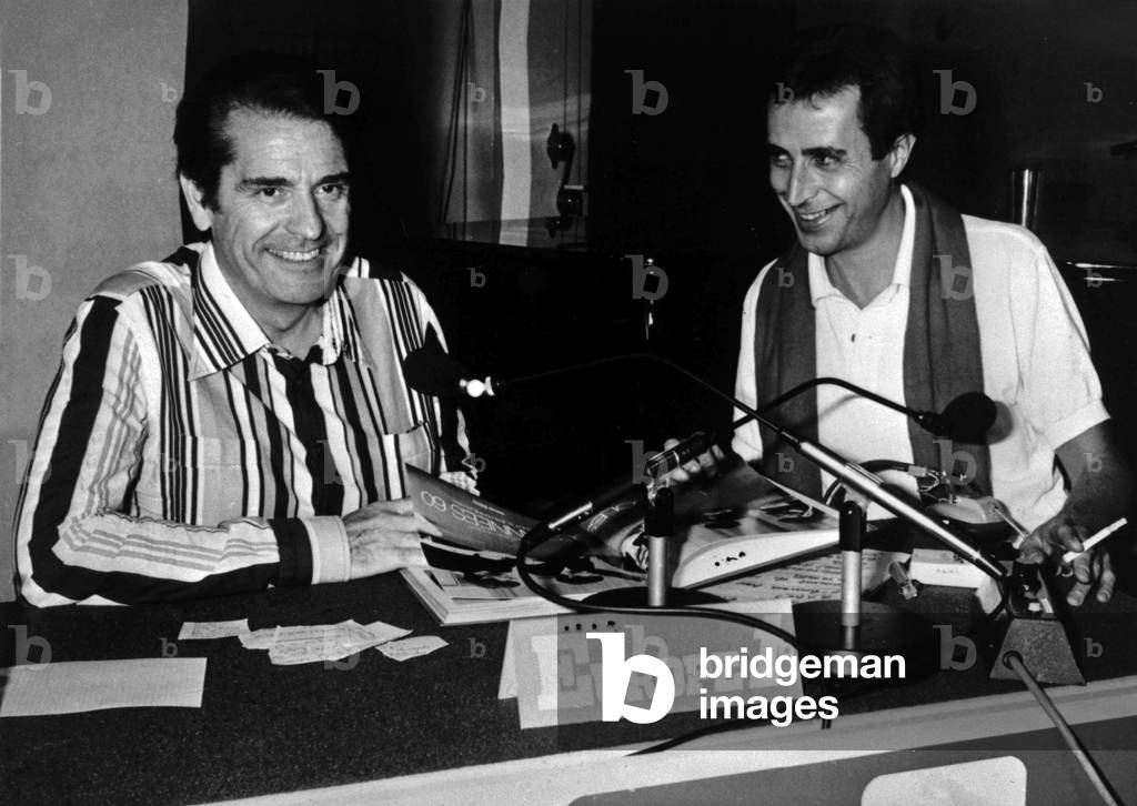 Daniel Filipacchi and Jean-Loup Lafont (b/w photo)