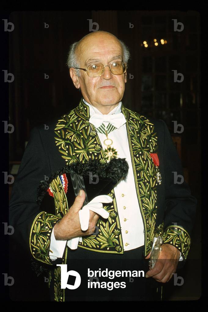 French Writer Jose Cabanis Received at French Academy June 20, 1991 (photo)