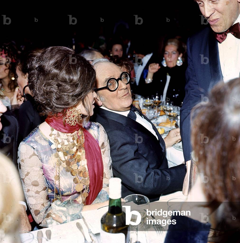 Marcel Achard and Brigitte Bardot, c.1960s (photo)