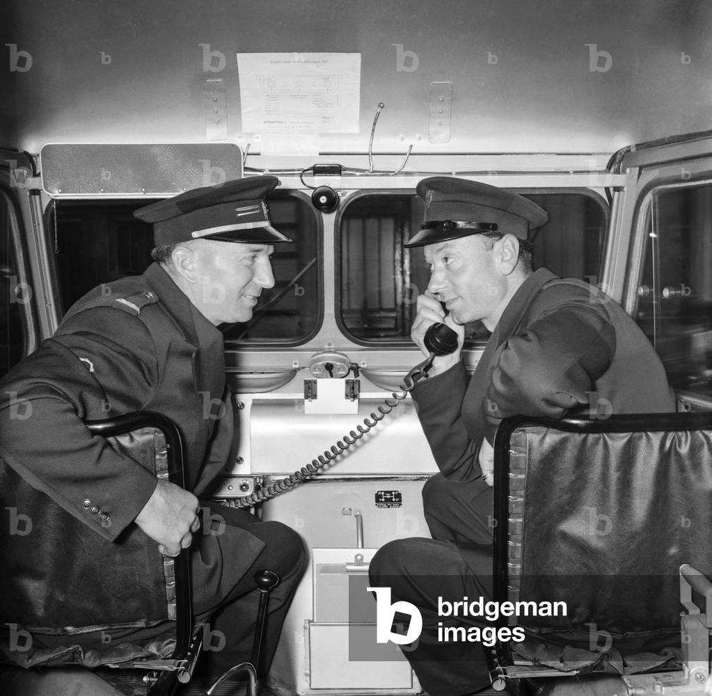 Internal of the new police car model Secour