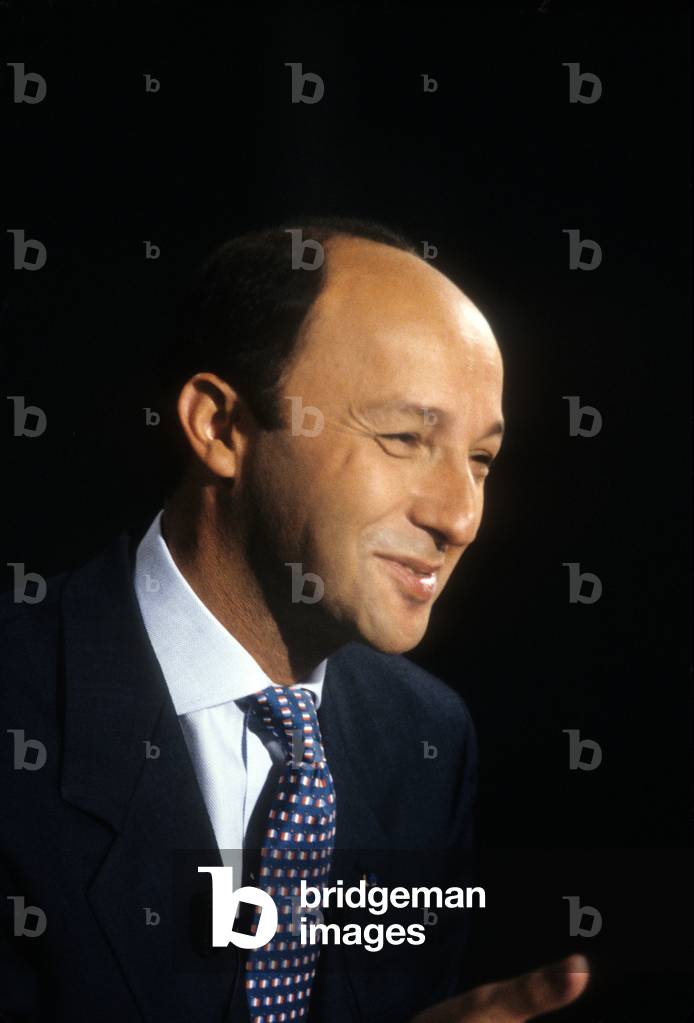 Laurent Fabius, Leader of The French Socialists For European Elections, May 1989 (photo)