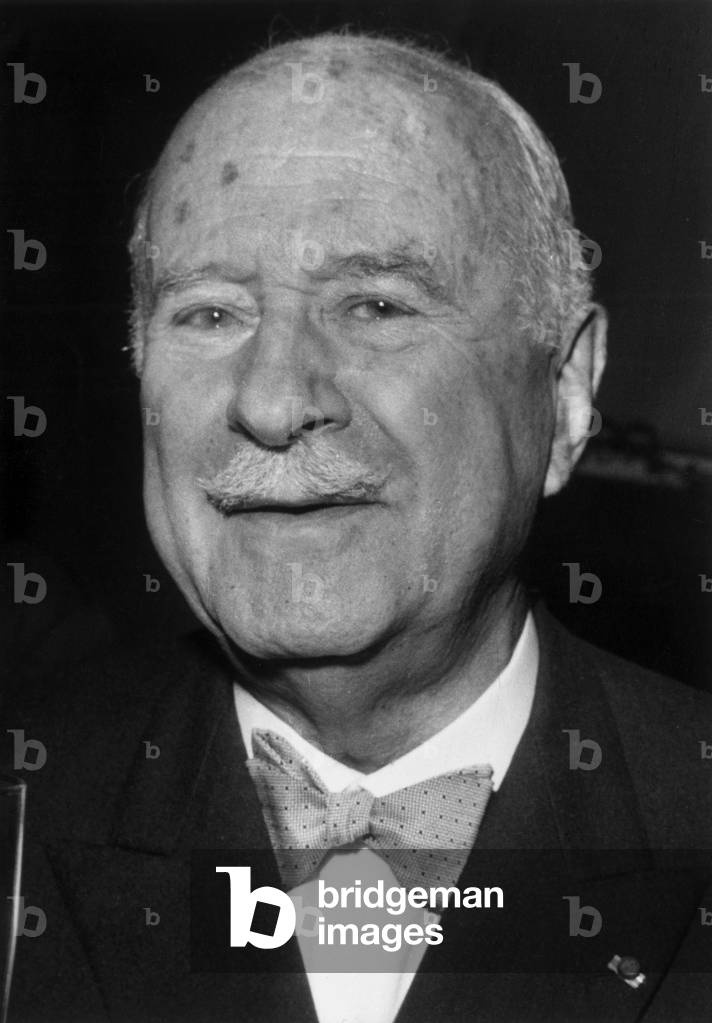 Mr Andre Francois Poncet Former Ambassador of France and Member of the Academie Francaise C.1970 (b/w photo)