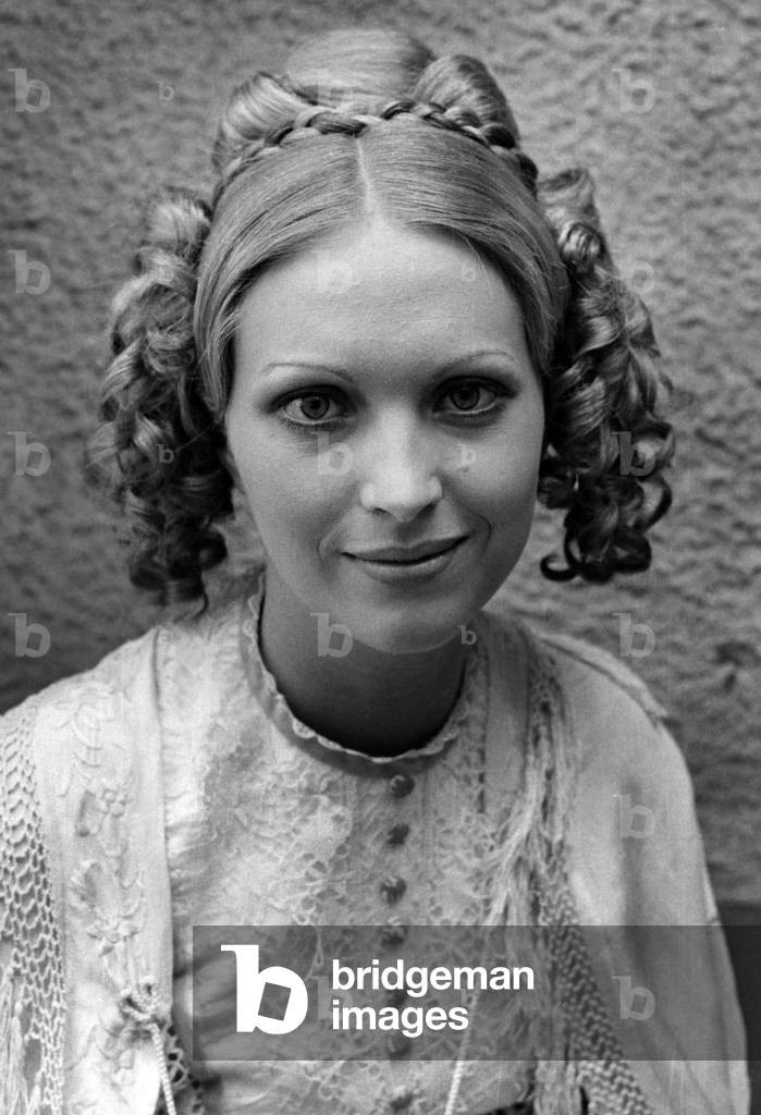 Nicole Jamet In A Scene From The Movie “The Miserables” In The Role Of Cosette September 16, 1972 (b/w photo)